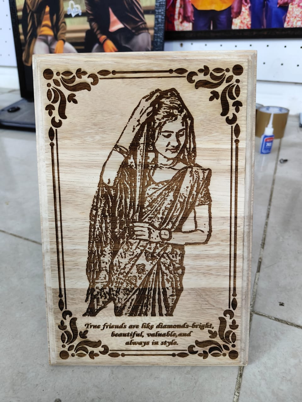 Wooden engraving